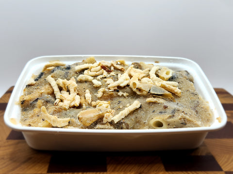 Chicken and Mushroom Sauce on Pasta